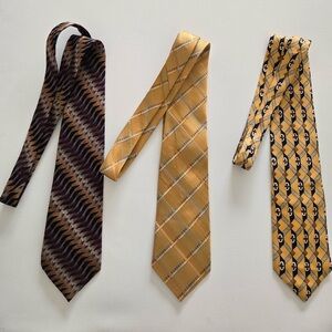 Elegant Men's Ties. Carlos Devenenzia | Tango | LT Designs | Three Ties